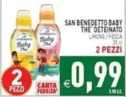 Pim Supermercati San Benedetto Baby The' Deteinato offerta