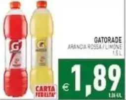 Pim Supermercati Gatorade arancia rossa / limone offerta
