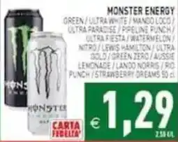 Pim Supermercati Monster Energy offerta