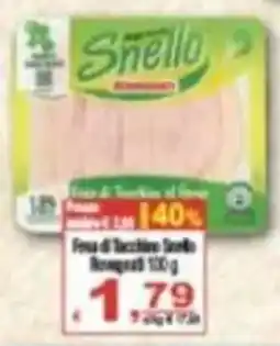 CTS Supermercati Fesa di tacchino Snello offerta