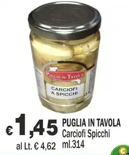 Primo Prezzo Puglia in tavola Carciofi Spicchi offerta