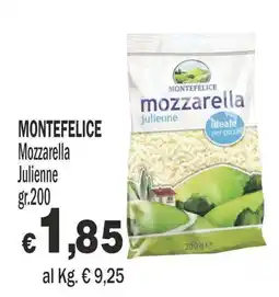 Primo Prezzo Montefelice Mozzarella Julienne offerta