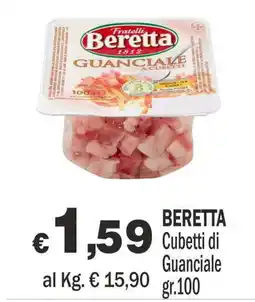 Primo Prezzo Beretta Cubetti di Guanciale offerta