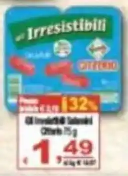 CTS Supermercati Irresistibili salsicce offerta
