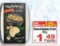 CTS Supermercati Panna in Hummus di Ceci offerta
