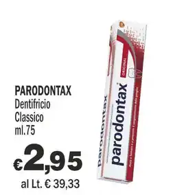 Primo Prezzo Parodontax Dentifricio Classico offerta