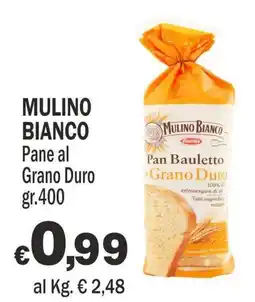 Primo Prezzo Mulino Bianco Pan Bauletto Grano Duro offerta