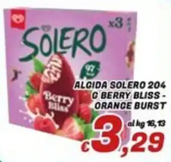 Algida Solero Berry Bliss - Orange Burst