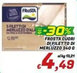 Idromarket Frosta cuori di filetto di merluzzo offerta