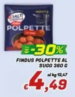 Idromarket Findus polpette al sugo offerta