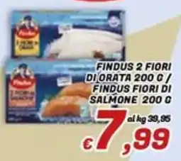 Idromarket Findus 2 fiori di orata / Findus fiori di salmone offerta
