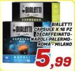 Idromarket Bialetti capsule espresso decaffeinato offerta
