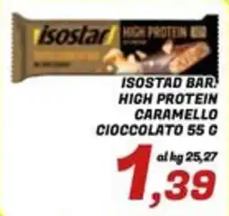 Idromarket Isostar High Protein Bar Caramello Cioccolato offerta