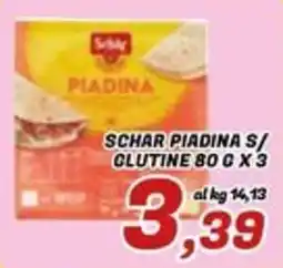 Idromarket Schar piadina s/ glutine offerta