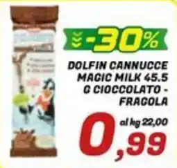 Idromarket Dolphin Cannucce Magic Milk 45.5 o Cioccolato - Fragola offerta