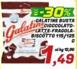 Idromarket Galatine cioccolato-latte-fragola-biscotto offerta