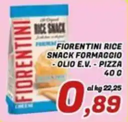 Idromarket Fiorentini rice snack formaggio offerta