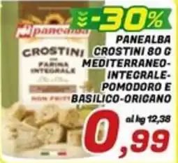 Idromarket Pancalba crostini con farina integrale offerta