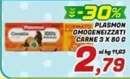 Idromarket Plasmon omogeneizzati carne offerta
