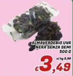 Idromarket AlmaVerdebio uva nera senza semi offerta