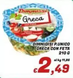 Idromarket Dimmidisi Greca con Feta offerta