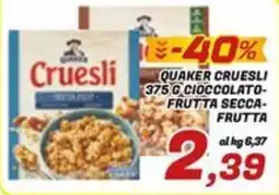 Idromarket Quaker Cruesli offerta