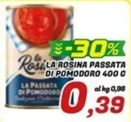 Idromarket La Rosina passata di pomodoro offerta