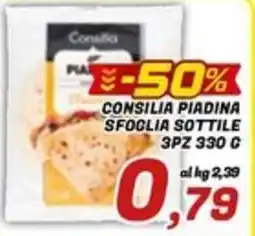 Idromarket Consilia piadina sfooglia sottile offerta