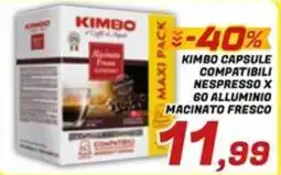 Idromarket Kimbo capsule compatibili Nespresso offerta