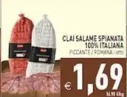 Iperfamily Clai Salame Spianata offerta