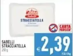 Iperfamily Sabelli Stracciatella offerta