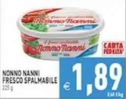 Iperfamily Nonno Nanni fresco spalmabile offerta