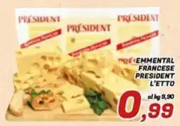 Idromarket Emmenthal francese President offerta