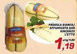 Idromarket Provolone bianca affumicata San Vincenzo offerta