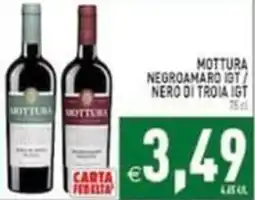 Iperfamily Mottura Negroamaro IGT / Nero di Troia IGT offerta