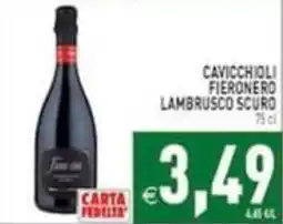 Iperfamily Cavicchioli Fieronero Lambrusco Scuro offerta