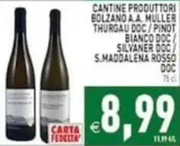Iperfamily Cantine Produttori Bolzano A.A. Muller offerta
