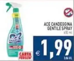 Iperfamily Ace candeggina gentile spray offerta