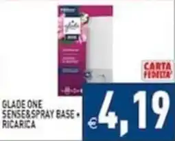Iperfamily Glade One Sense&Spray Base + Ricarica offerta