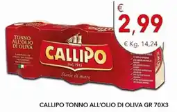 Diper Callipo tonno all'olio di oliva offerta