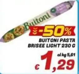 Idromarket Buitoni pasta brisee light offerta