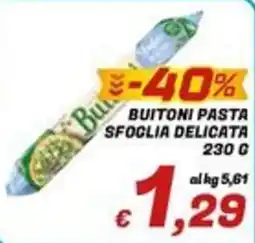 Idromarket Buitoni pasta sfoglia delicata offerta