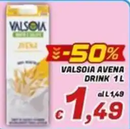 Idromarket Valsoia avena drink offerta