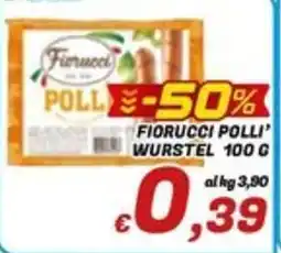 Idromarket Fiorucci Poll' wurstel offerta