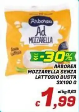 Idromarket Arborea mozzarella senza lattosio offerta