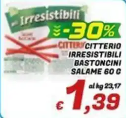 Idromarket Citterio bastoncini salame offerta