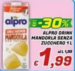 Idromarket Alpro drink mandorla senza zucchero offerta