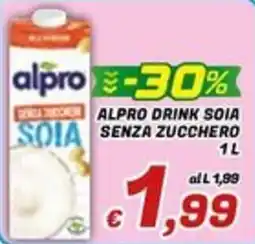 Idromarket Alpro drink soia senza zucchero offerta
