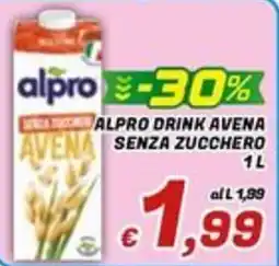 Idromarket Alpro drink avena senza zucchero offerta