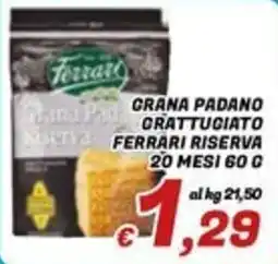 Idromarket Grana Padano Grattugiato Ferrari Riserva offerta